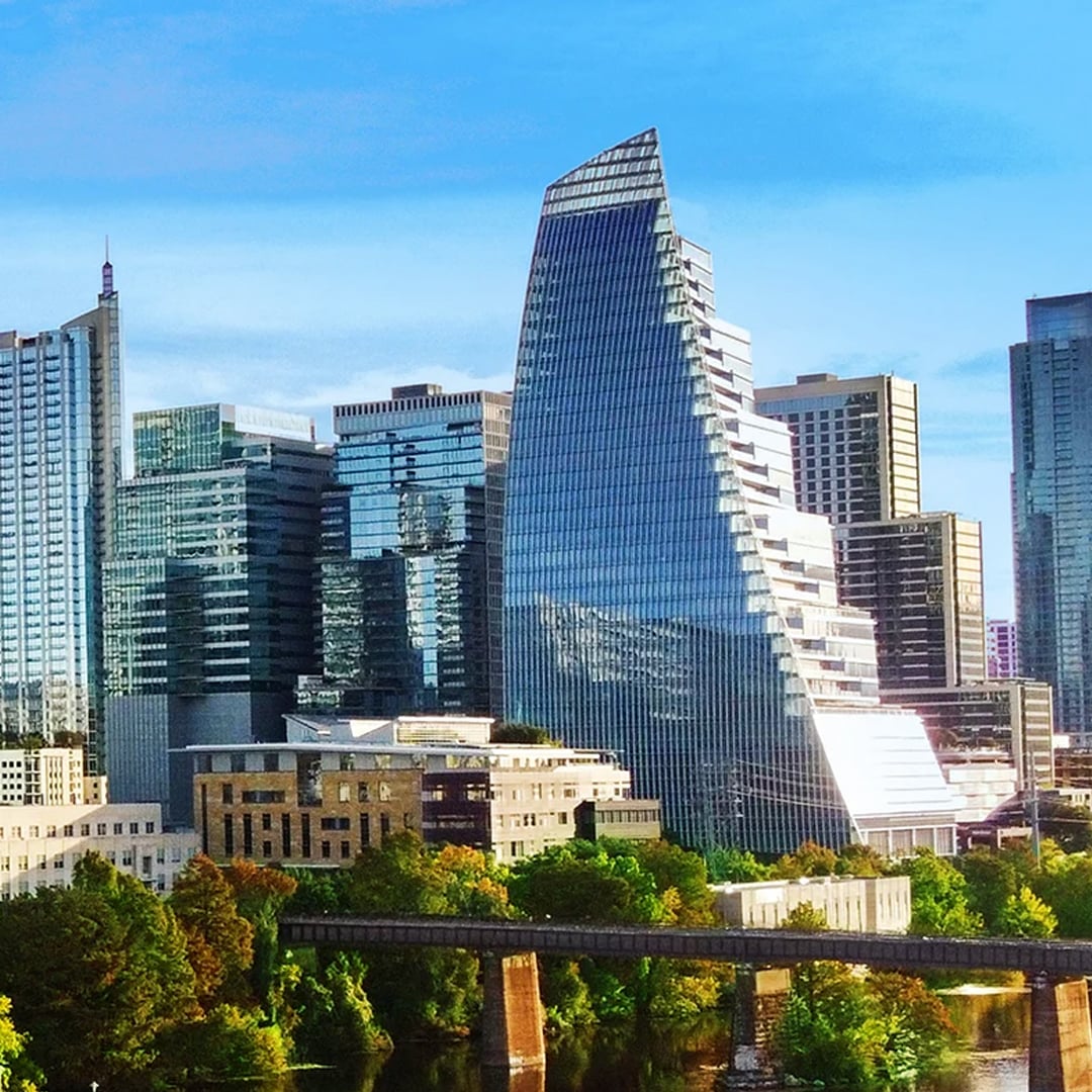 Austin skyline on a clear day